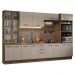 Armário de Cozinha Completa 340cm Rustic/Crema Agata Madesa 01