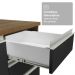Armário de Cozinha Completa 340cm Rustic/Preto Glamy Madesa 01