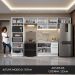 Armário de Cozinha Completa 350cm Branco Stella Madesa 0