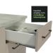 Armário de Cozinha Completa 350cm Branco/Crema Agata Madesa 01