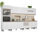 Armário de Cozinha Completa 355cm Branco Reims da Sabrina Madesa