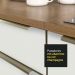 Armário de Cozinha Completa 400cm Rustic/Branco Veludo Lux da Thauane Madesa