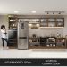 Armário de Cozinha Completa 400cm Rustic/Preto Lux da Thauane Madesa