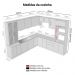 Armário de Cozinha Completa 549cm Rustic/Branco Stella Madesa 01