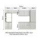 Armário de Cozinha Completa Madesa 100% MDF Acordes XA330002 (Sem Tampo e Pia) Portas Branco Brilho