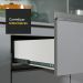 Armário de Cozinha Completa Suspenso 300cm Cinza Nice Madesa 03