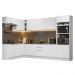 Armário de Cozinha Completa de Canto 499cm Branco Stella Madesa 01