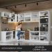 Armário de Cozinha Completa de Canto 499cm Branco/Rustic Stella Madesa 01