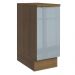 Balcão 35 cm 1 Porta Rustic/Cinza Lux Madesa