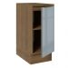 Balcão 35 cm 1 Porta Rustic/Cinza Lux Madesa