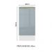 Balcão 40 cm 1 Porta Branco/Cinza Lux Madesa