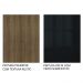 Balcão 40 cm 3 Gavetas Rustic/Preto Lux Madesa