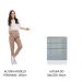 Balcão 60 cm 3 Gavetas Branco/Cinza Lux Madesa