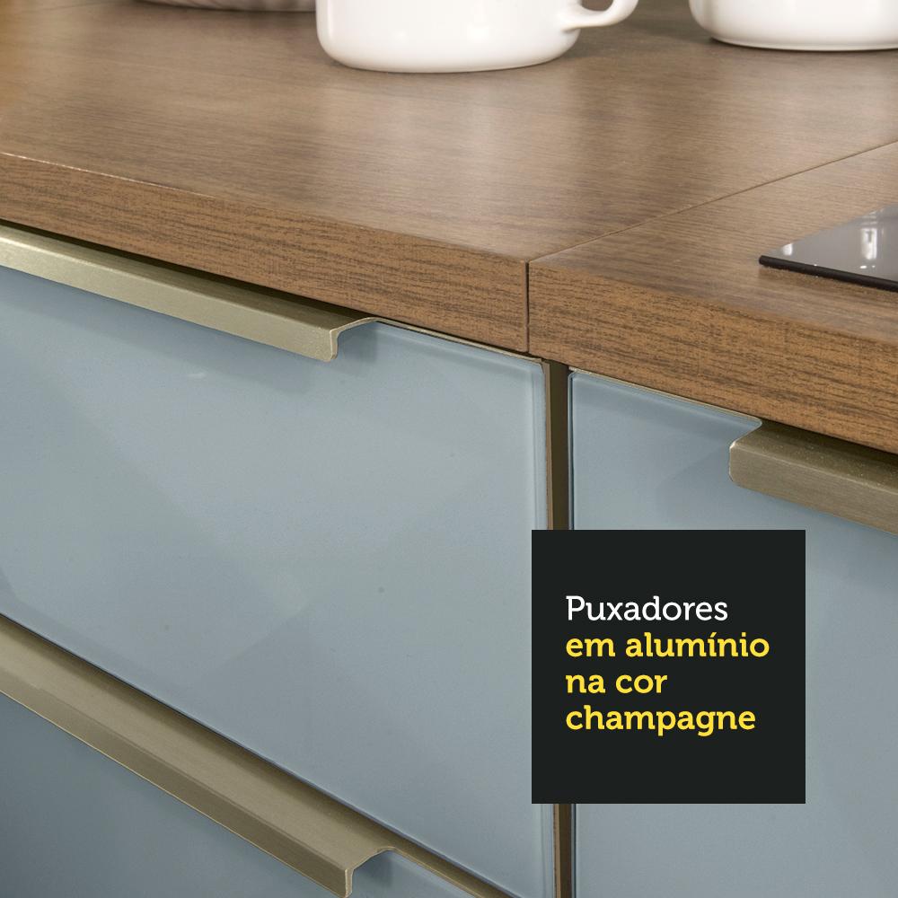 Balcão 60 cm 3 Gavetas Rustic/Cinza Lux Madesa