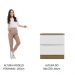 Balcão 80 cm 2 Gavetas Rustic/Branco Veludo Lux Madesa