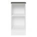 Balcão Armário de Cozinha 100% MDF 35 cm 1 Porta Branco Rustic Acordes Madesa