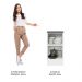 Balcão Armário de Cozinha 100% MDF 40 cm 1 Porta Branco/Preto Acordes Madesa