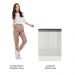 Balcão Armário de Cozinha 100% MDF 60 cm 1 Porta Frente Branco Brilho Acordes Madesa