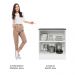 Balcão Armário de Cozinha 100% MDF 70 cm 2 Portas Branco/Rustic Acordes Madesa