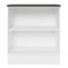 Balcão Armário de Cozinha 100% MDF 70 cm 2 Portas Branco/Rustic Acordes Madesa
