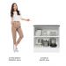 Balcão Armário de Cozinha 100% MDF 80 cm 2 Portas Branco/Preto Acordes Madesa