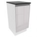 Balcão Armário de Cozinha 100% Mdf 40 cm 1 Porta Porta Branco Brilho Acordes Madesa