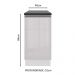 Balcão Armário de Cozinha 100% Mdf 40 cm 1 Porta Porta Branco Brilho Acordes Madesa