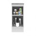 Balcão Armário de Cozinha 35 cm 1 Porta Branco Agata Madesa