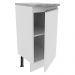 Balcão Armário de Cozinha 35 cm 1 Porta Branco Glamy Madesa