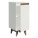 Balcão Armário de Cozinha 35 cm 1 Porta Branco Reims Madesa