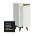 Balcão Armário de Cozinha 35 cm 1 Porta Branco Reims Madesa