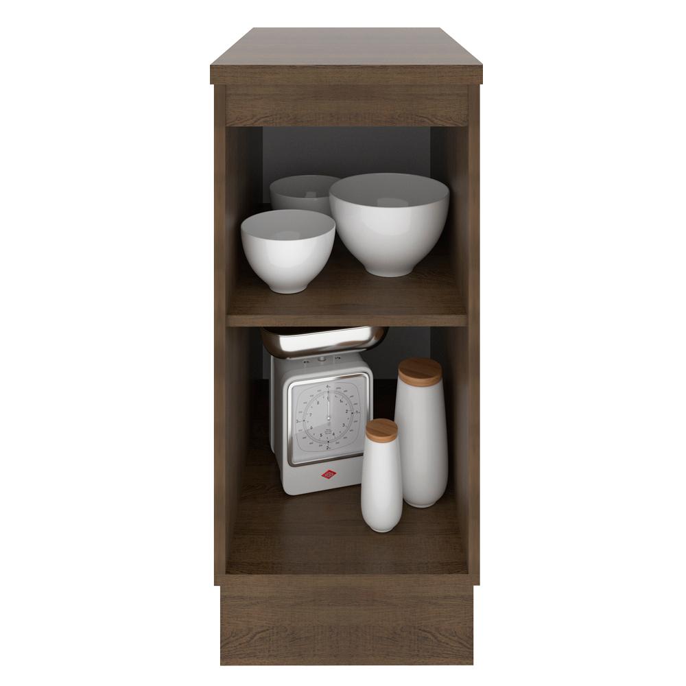 Balcão Armário de Cozinha 35 cm 1 Porta Rustic Glamy Madesa