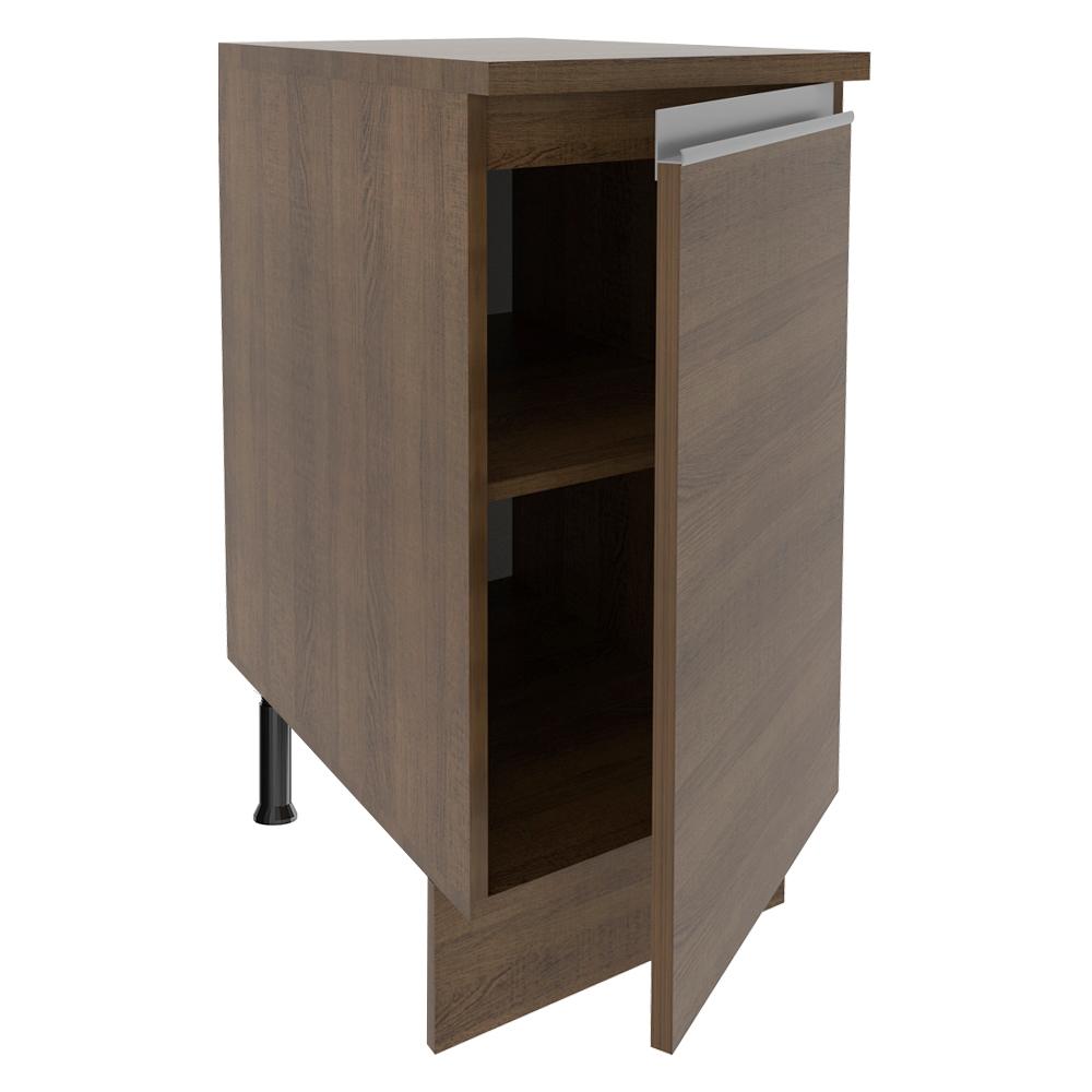 Balcão Armário de Cozinha 35 cm 1 Porta Rustic Glamy Madesa