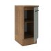 Balcão Armário de Cozinha 35 cm 1 Porta Rustic/Cinza Agata Madesa