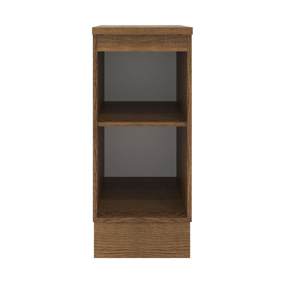 Balcão Armário de Cozinha 35 cm 1 Porta Rustic/Crema Agata Madesa