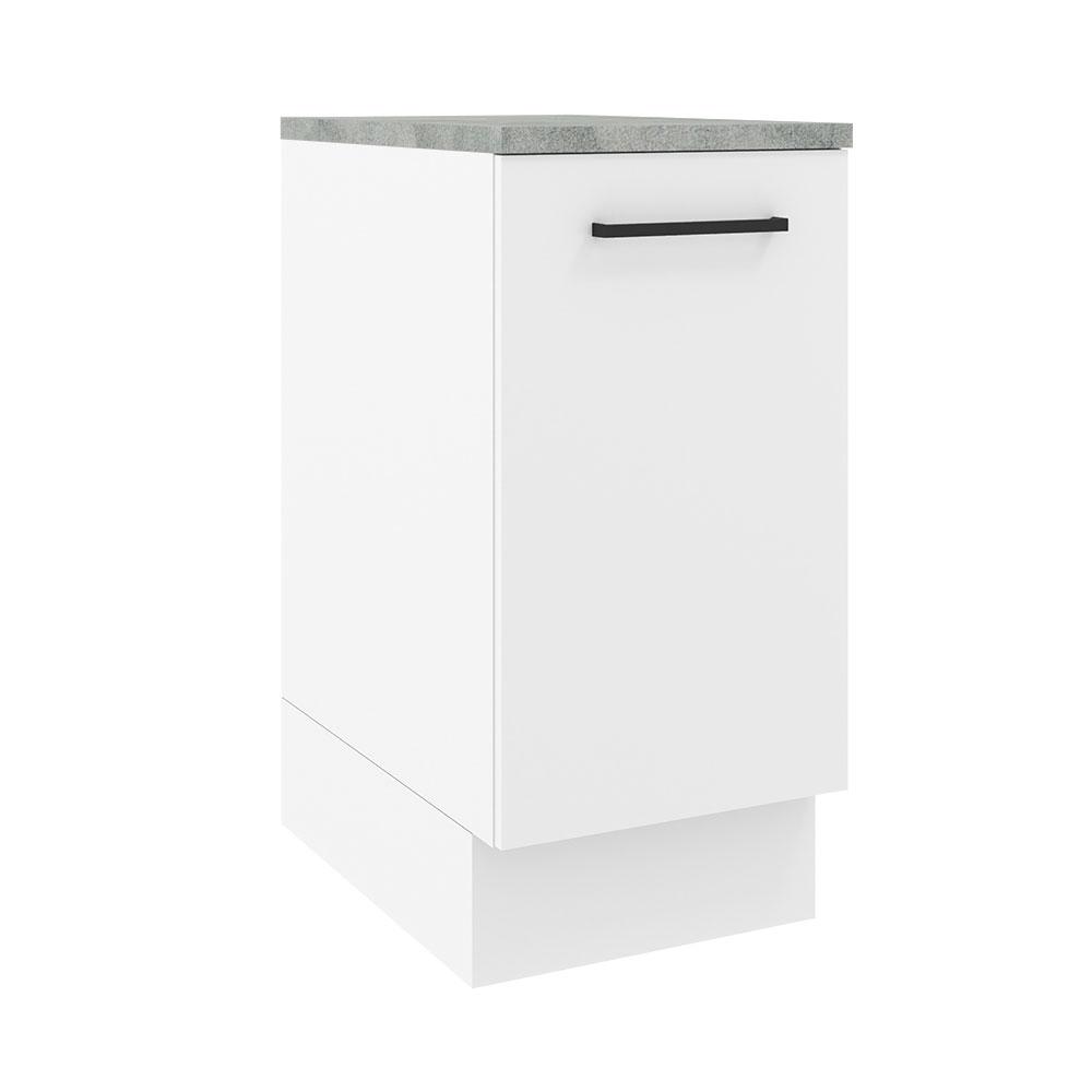 Balcão Armário de Cozinha 40 cm 1 Porta Branco Agata Madesa