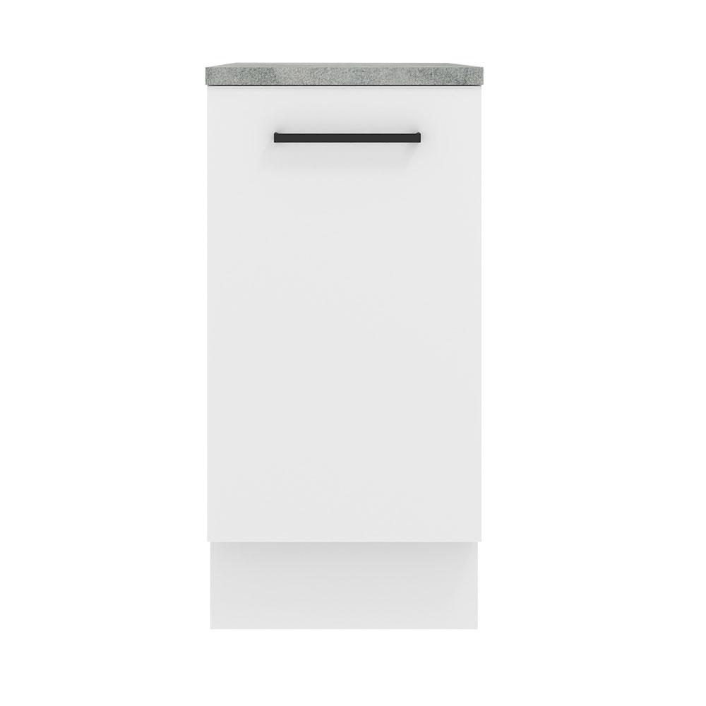 Balcão Armário de Cozinha 40 cm 1 Porta Branco Agata Madesa