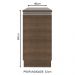 Balcão Armário de Cozinha 40 cm 1 Porta Rustic Glamy Madesa