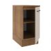 Balcão Armário de Cozinha 40 cm 1 Porta Rustic/Crema Agata Madesa