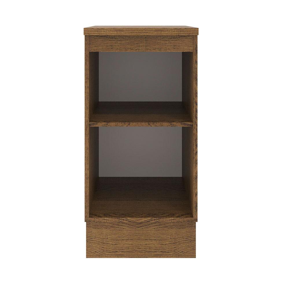 Balcão Armário de Cozinha 40 cm 1 Porta Rustic/Crema Agata Madesa