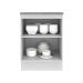 Balcão Armário de Cozinha 60 cm 1 Porta Branco Agata Madesa