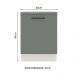 Balcão Armário de Cozinha 60 cm 1 Porta Branco/Cinza Agata Madesa