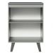 Balcão Armário de Cozinha 60 cm 1 Porta Com Pés Cinza Nice Madesa