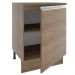 Balcão Armário de Cozinha 60 cm 1 Porta Rustic Glamy Madesa