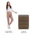 Balcão Armário de Cozinha 60 cm 1 Porta Rustic Glamy Madesa