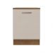 Balcão Armário de Cozinha 60 cm 1 Porta Rustic/Crema Agata Madesa
