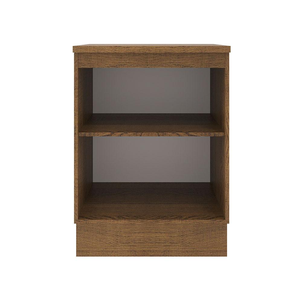 Balcão Armário de Cozinha 60 cm 1 Porta Rustic/Crema Agata Madesa