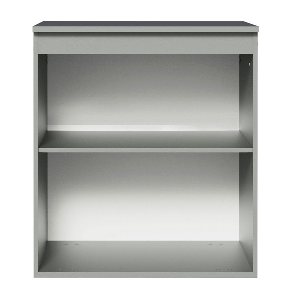 Balcão Armário de Cozinha 60 cm 1 Porta Suspenso Cinza Nice Madesa