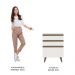 Balcão Armário de Cozinha 60 cm 3 Gavetas Branco Reims Madesa