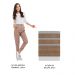 Balcão Armário de Cozinha 60 cm 3 Gavetas Branco/Rustic Glamy Madesa